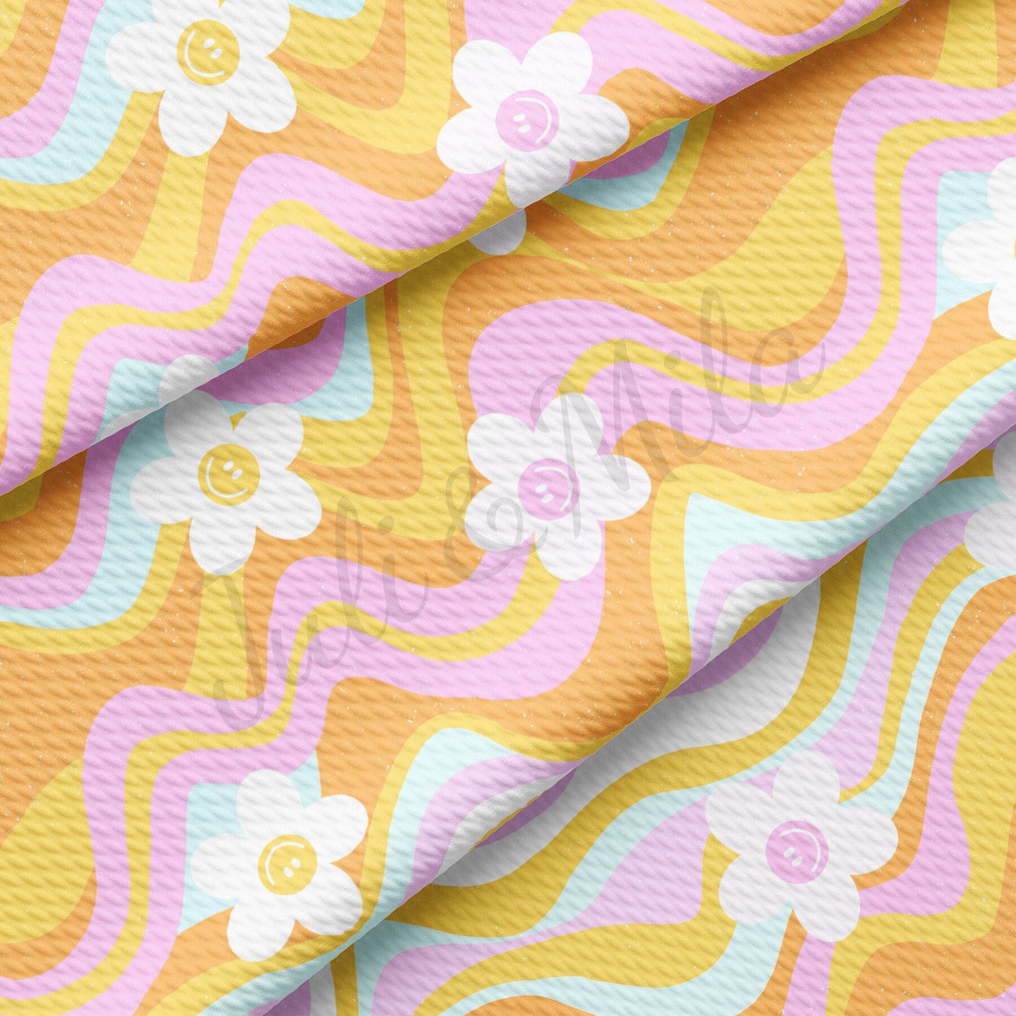 Floral Bullet Textured Fabric AA1498