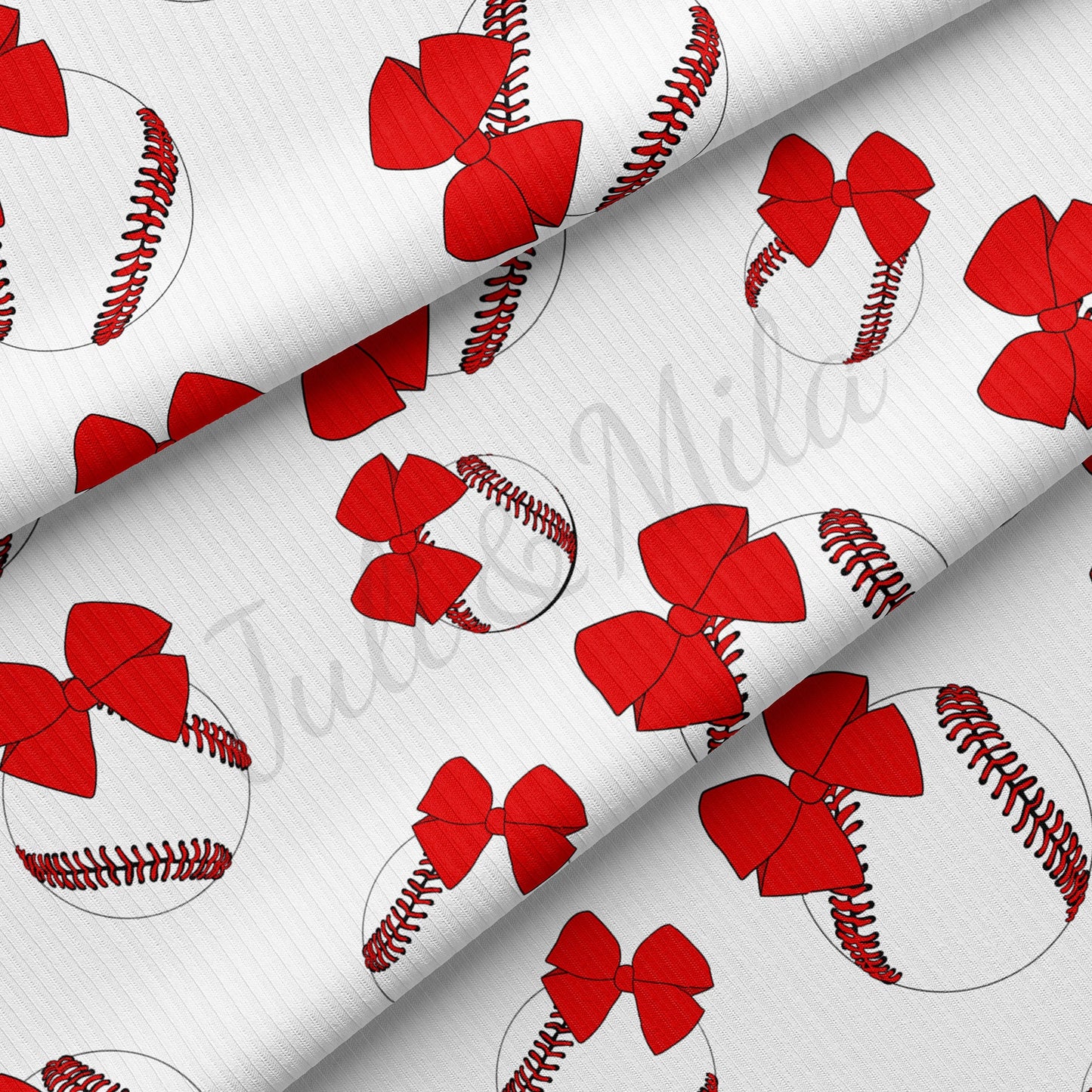 Baseball Rib Knit Fabric  RBK1483