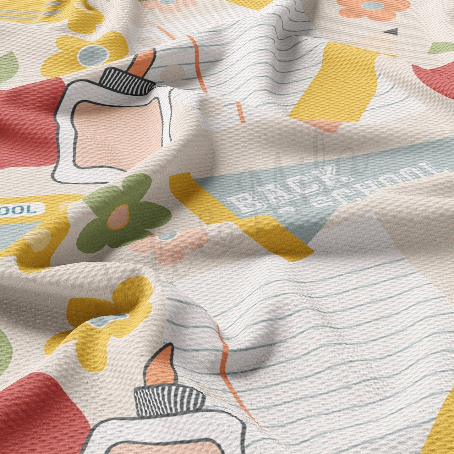 Back to School Bullet Textured Fabric AA1549