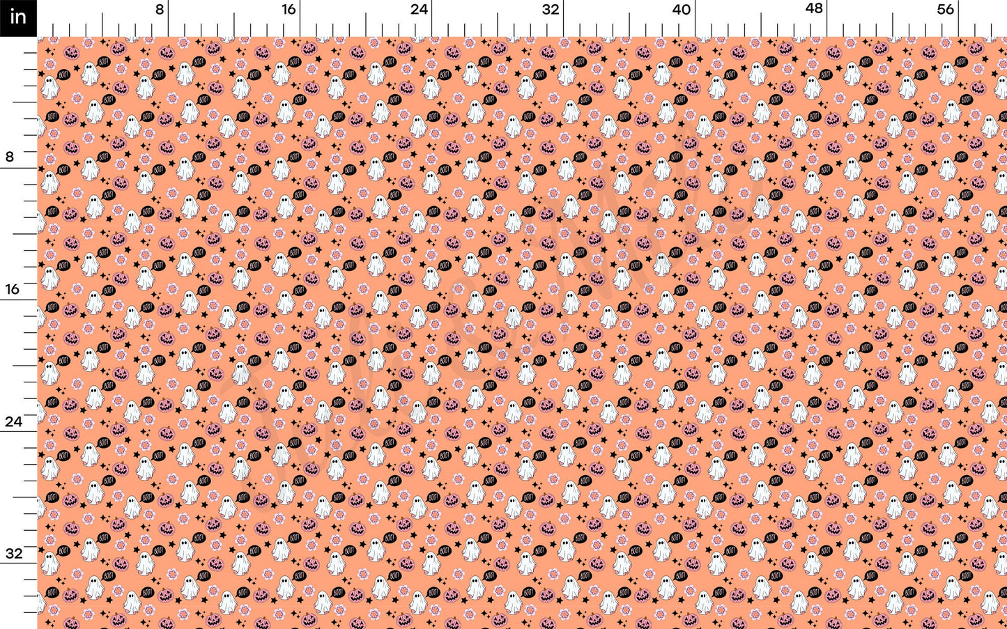 Fall Halloween Pumpkin  Bullet Textured Fabric by the yard AA1565