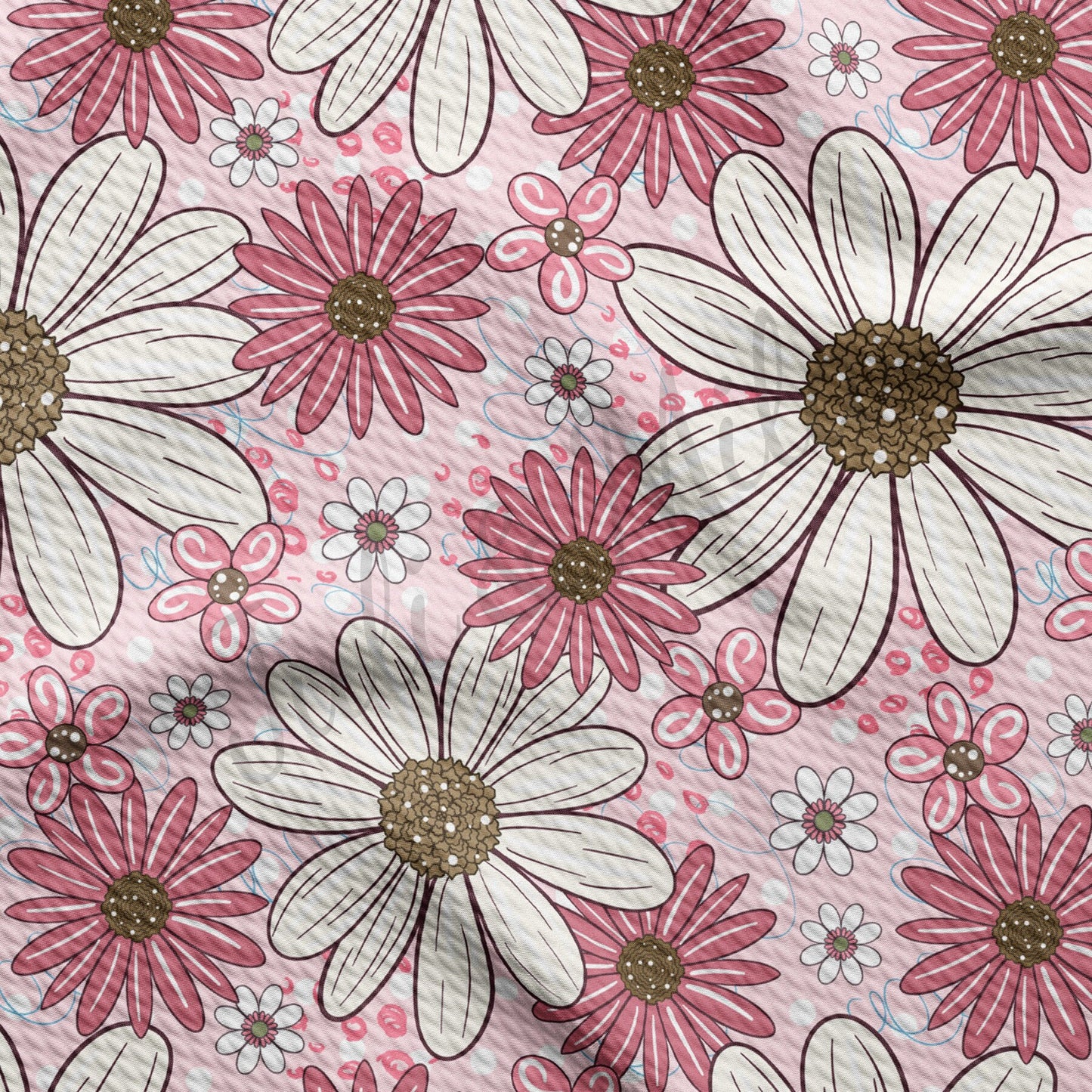 Floral  Bullet Textured Fabric by the yard AA1616