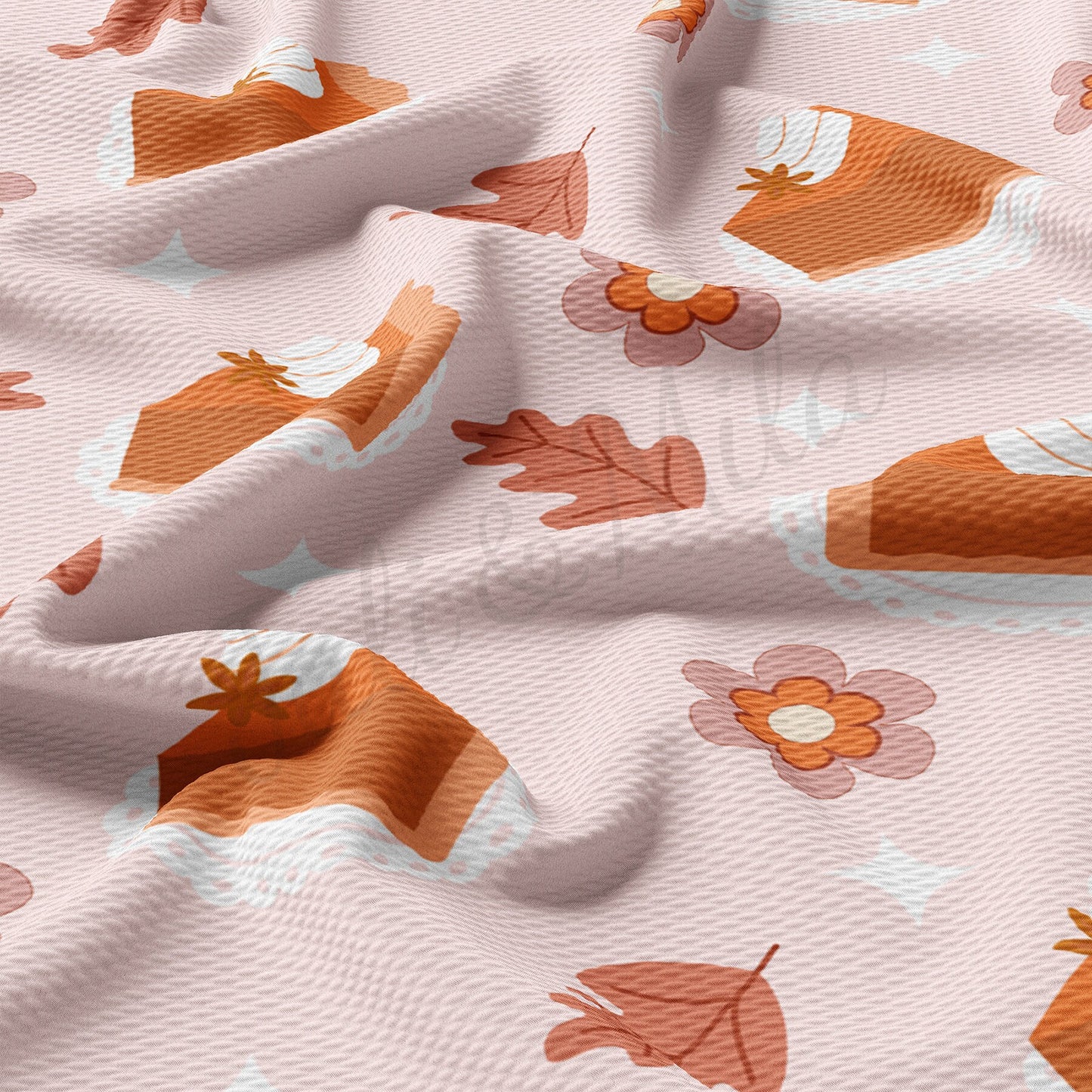 Fall Thanksgiving Pumpkin  Bullet Textured Fabric by the yard AA1619