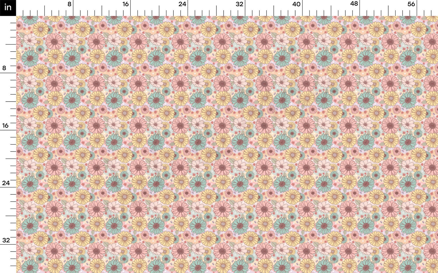 Floral Bullet Textured Fabric by the yard AA1637