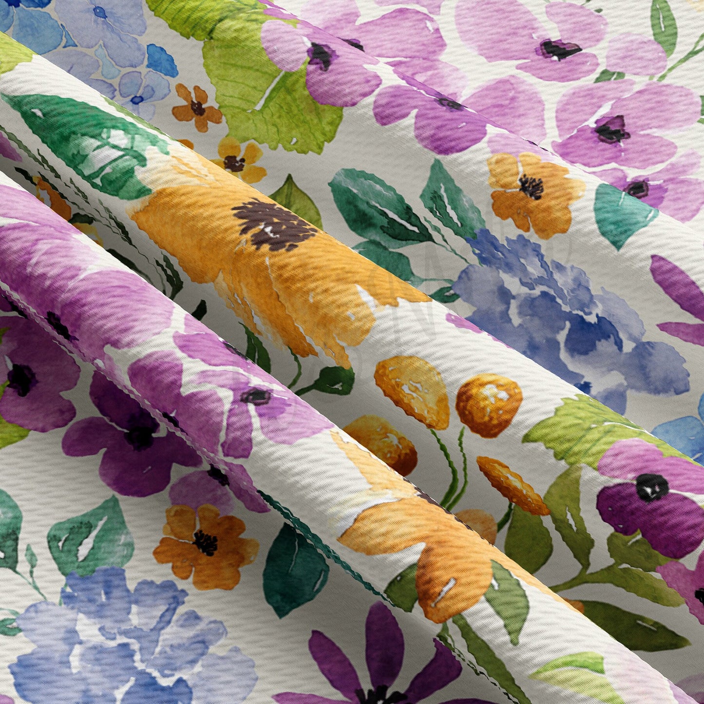 Floral l Bullet Textured Fabric by the yard AA1640