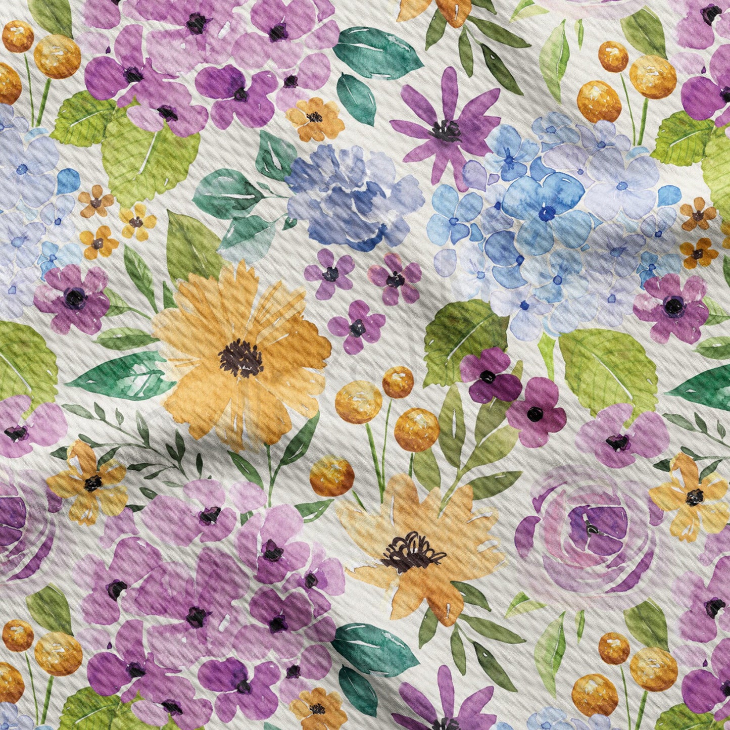 Floral l Bullet Textured Fabric by the yard AA1640