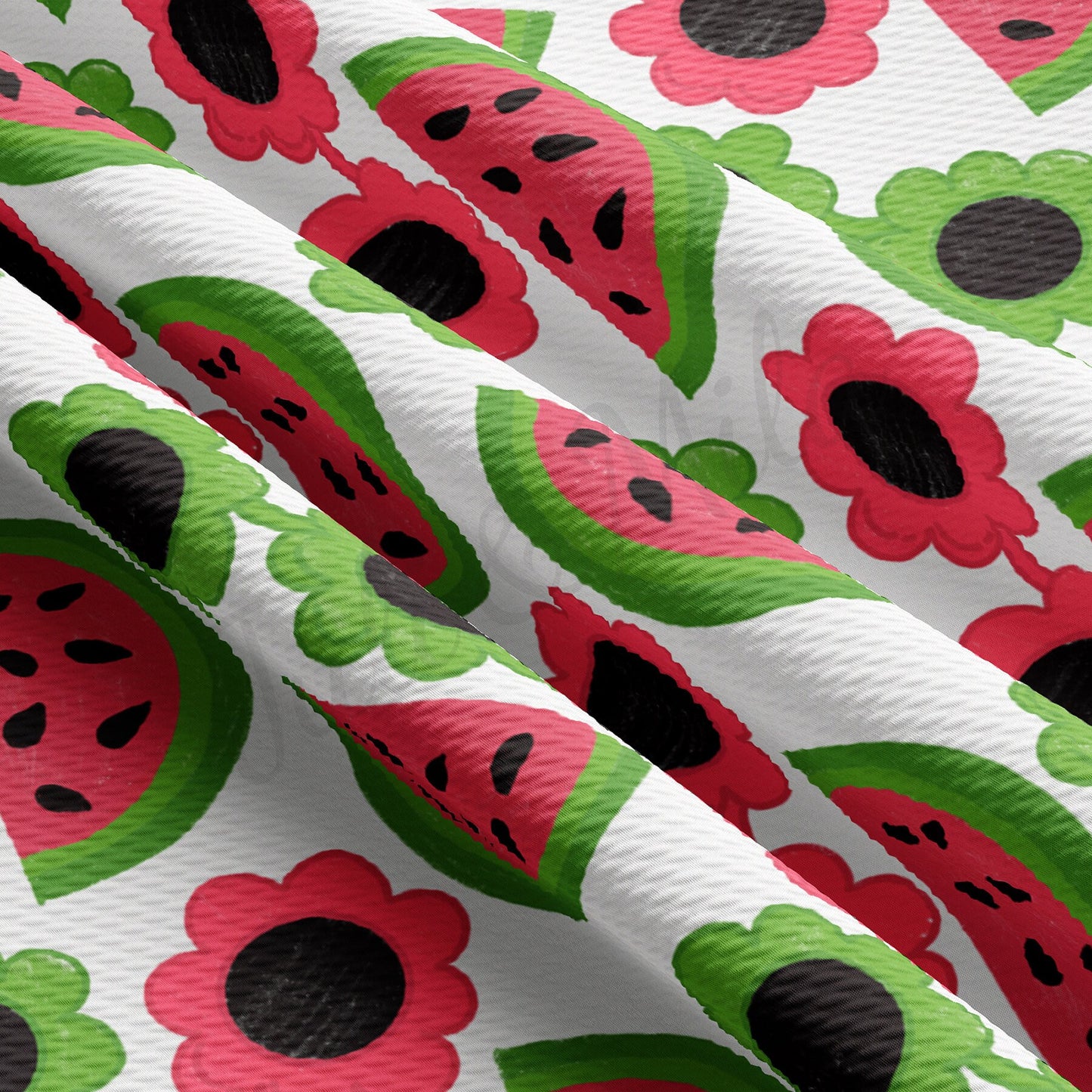 Summer Watermelon  Bullet Textured Fabric  AA1641