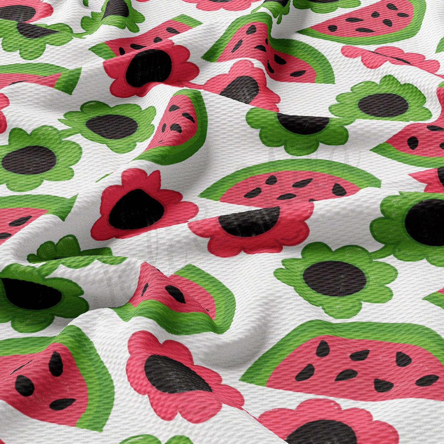 Summer Watermelon  Bullet Textured Fabric  AA1641