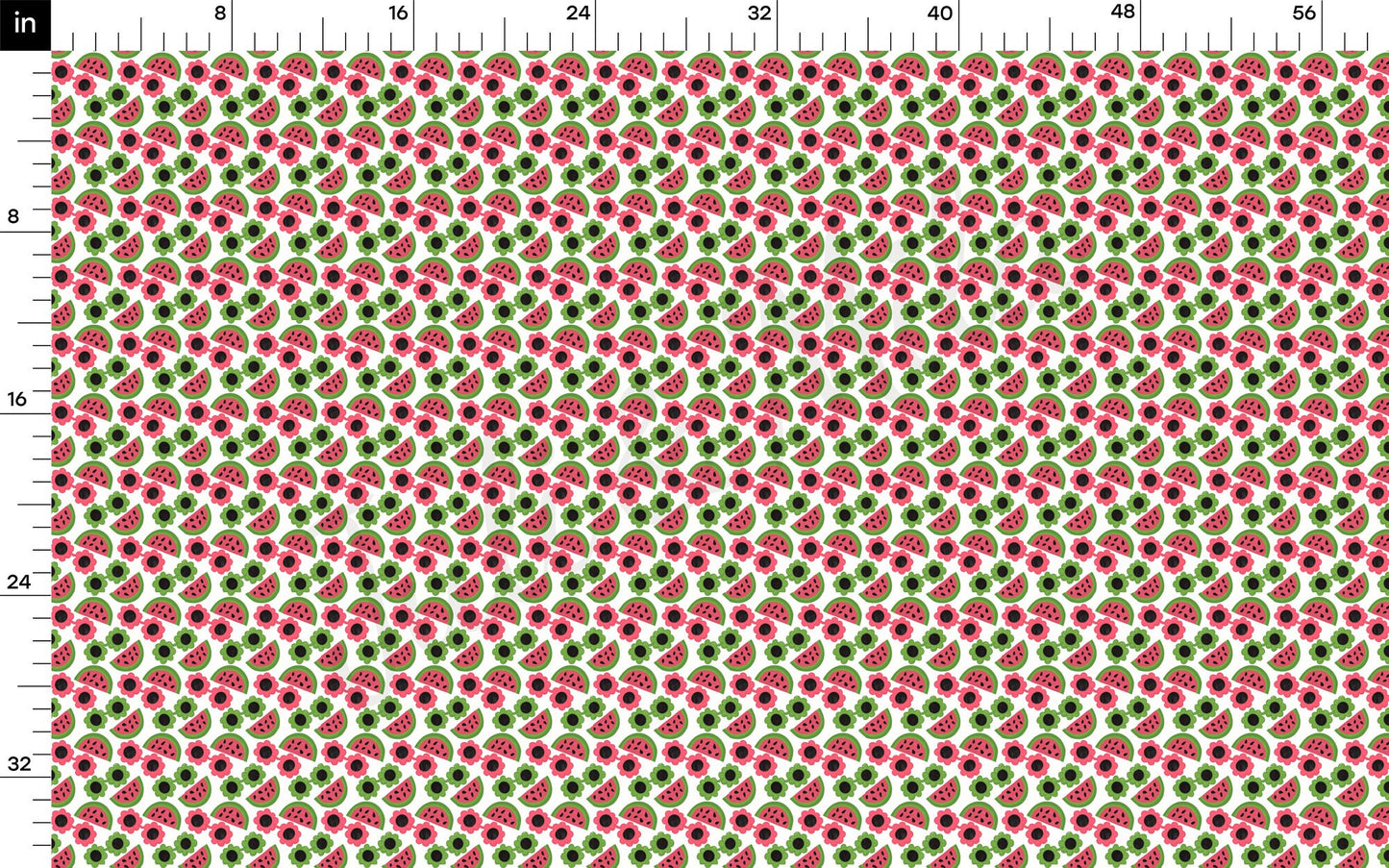 Summer Watermelon  Bullet Textured Fabric  AA1641