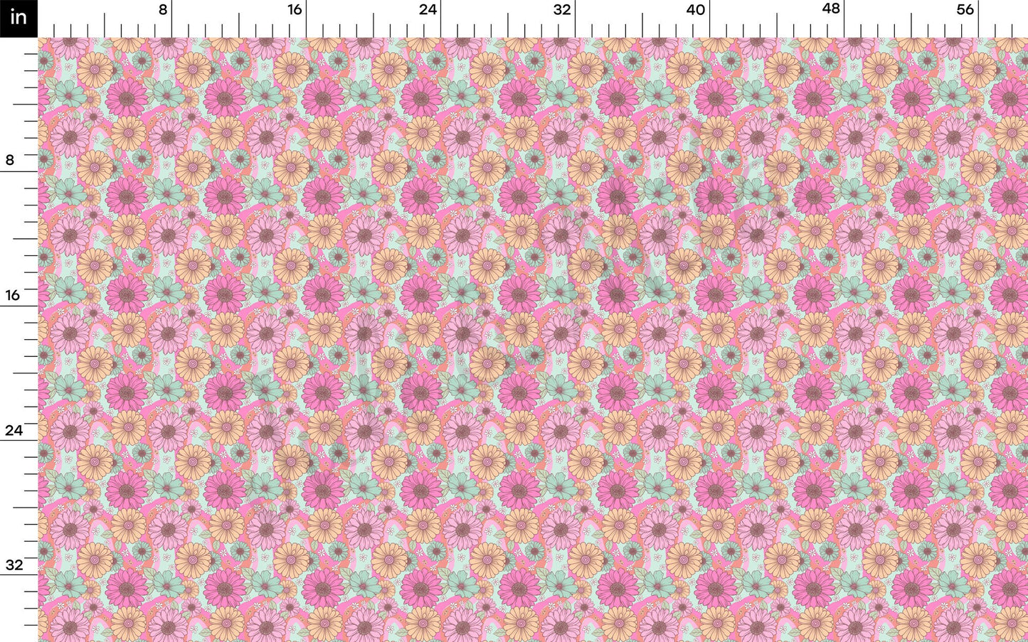 Floral Fabric Double Brushed Polyester Fabric DBP1607