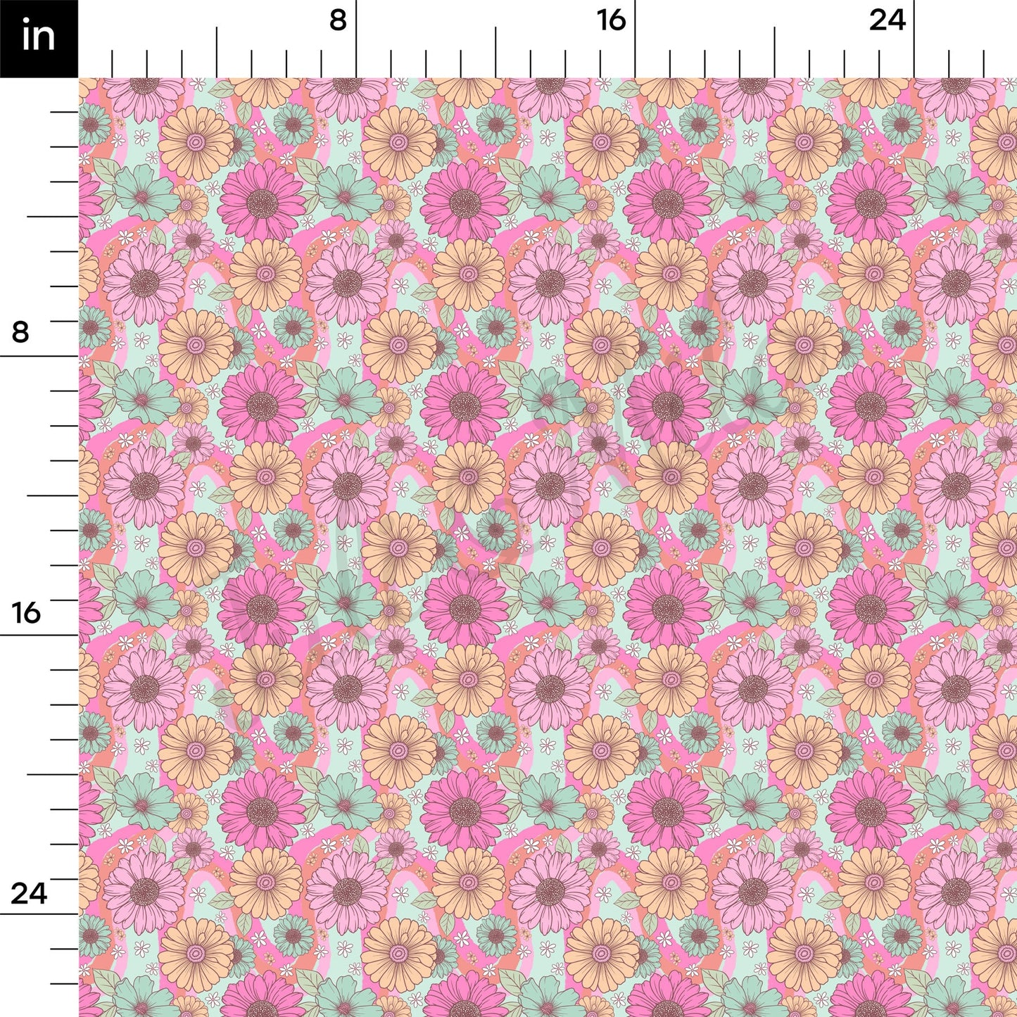Floral Fabric Double Brushed Polyester Fabric DBP1607
