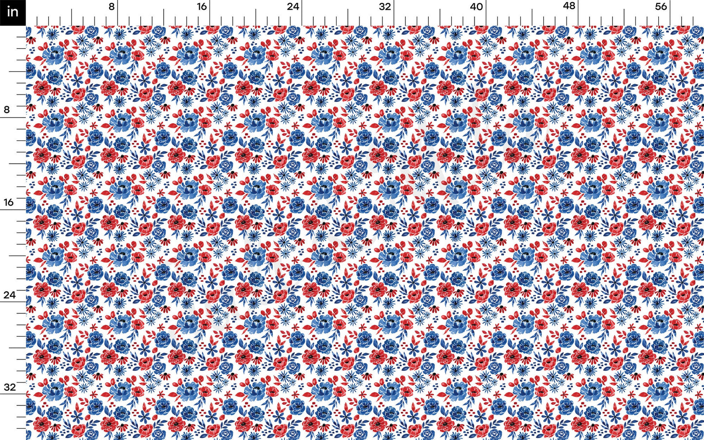 4th of July Patriotic Fabric Double Brushed Polyester DBP1609