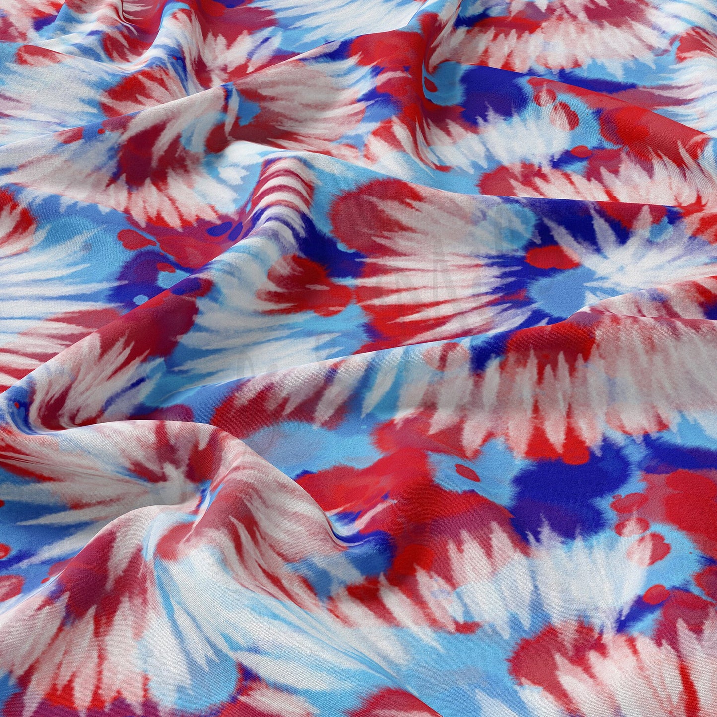 4th of July Patriotic Fabric Double Brushed Polyester DBP1612