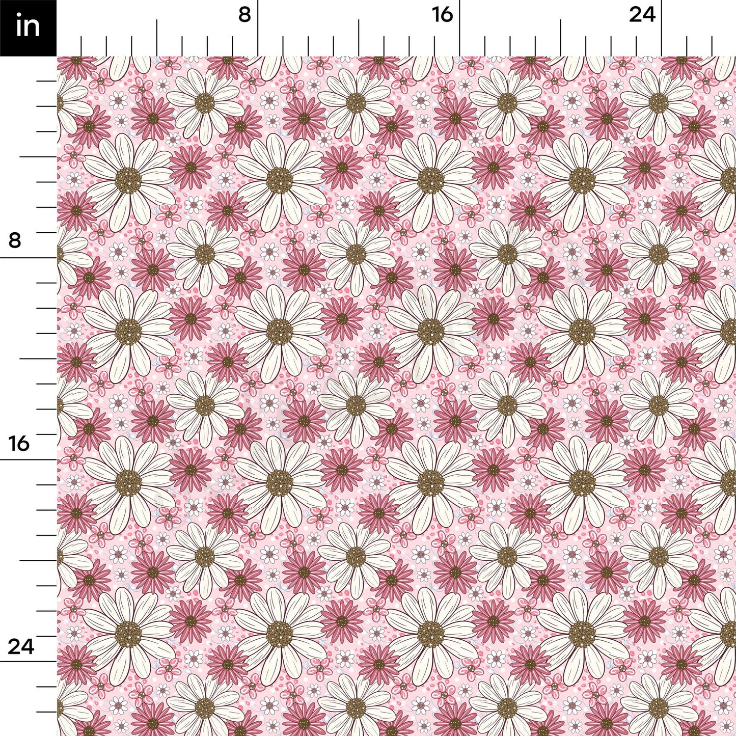 Floral  Double Brushed Polyester Fabric DBP1616