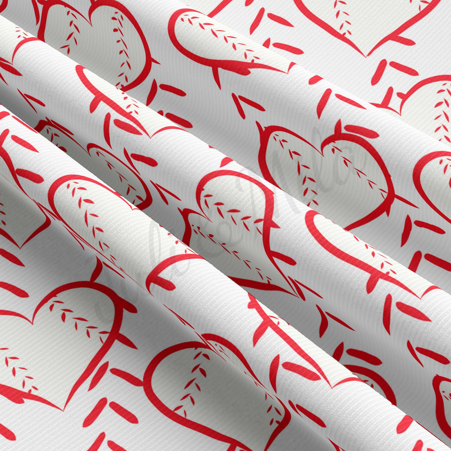 Baseball Rib Knit Fabric RBK1553