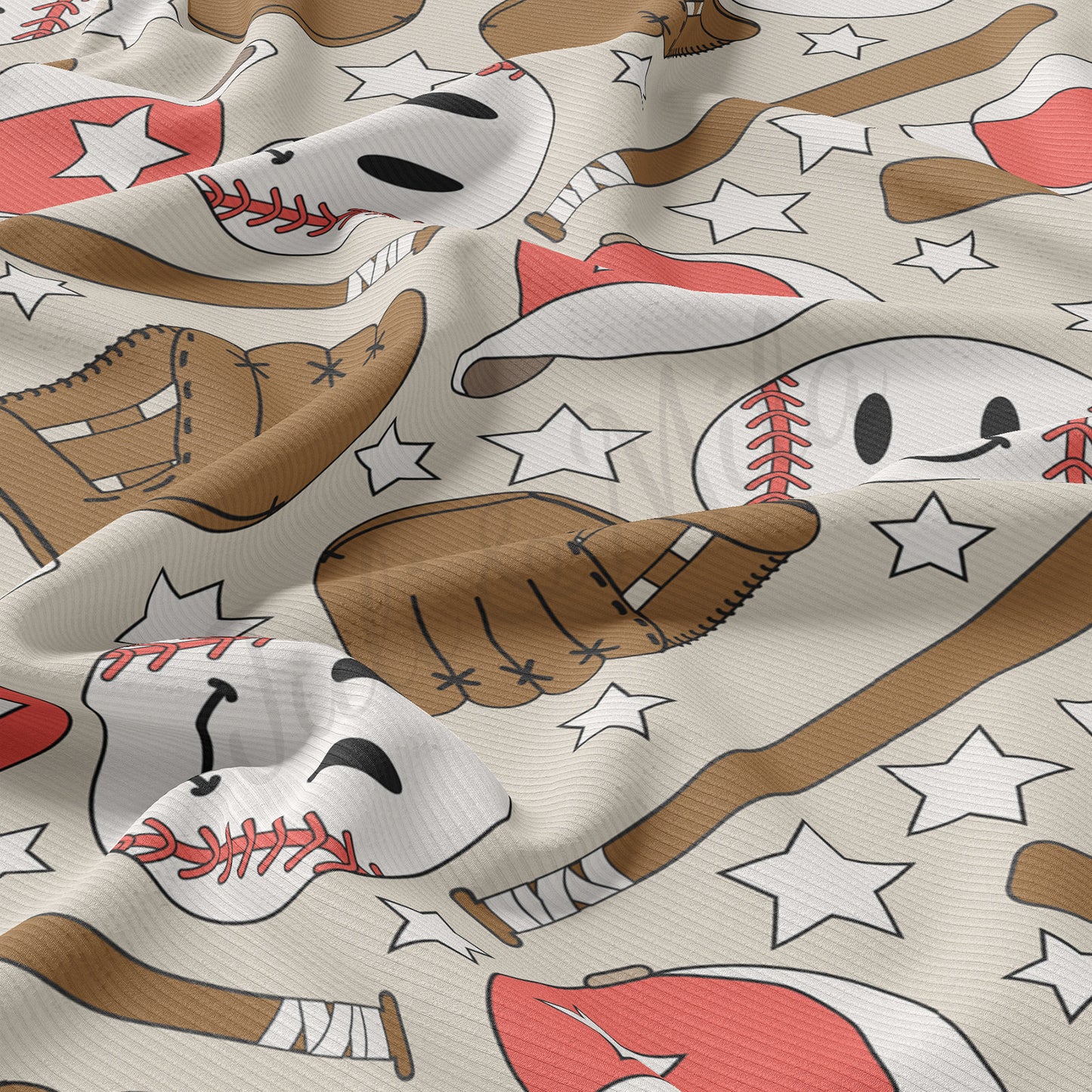 Baseball Rib Knit Fabric RBK1557