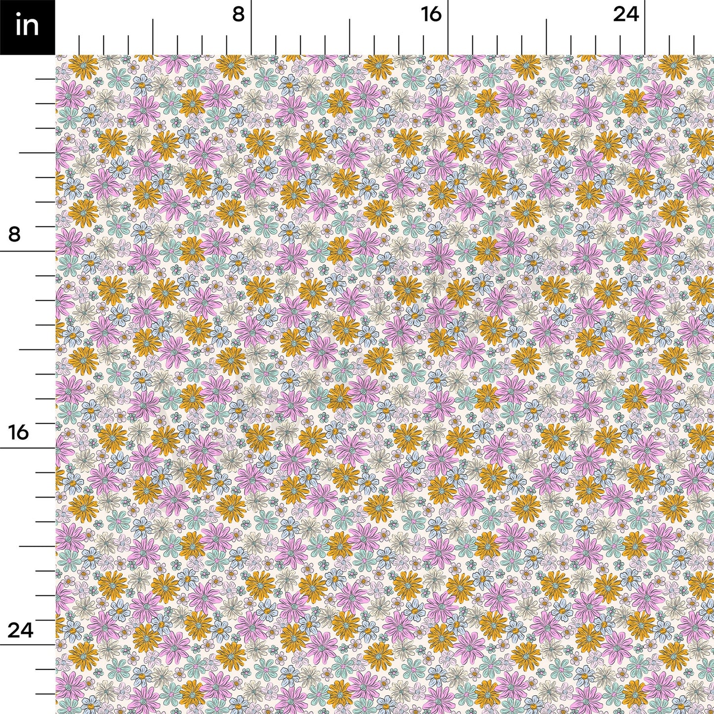 Floral Bullet Textured Fabric AA1499