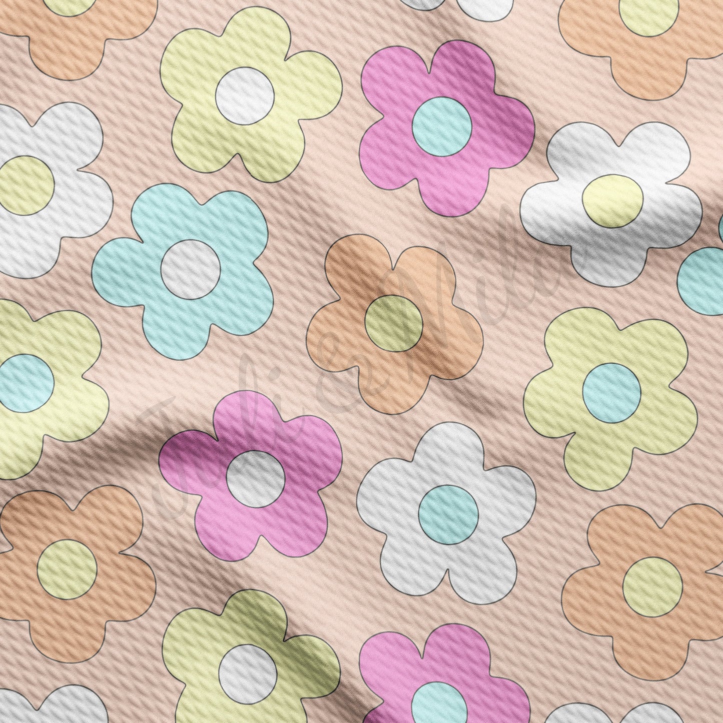 Floral  Bullet Textured Fabric AA1500