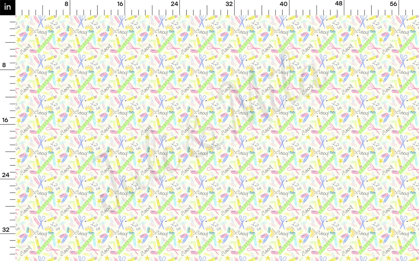 Back To School Bullet Textured Fabric AA1530