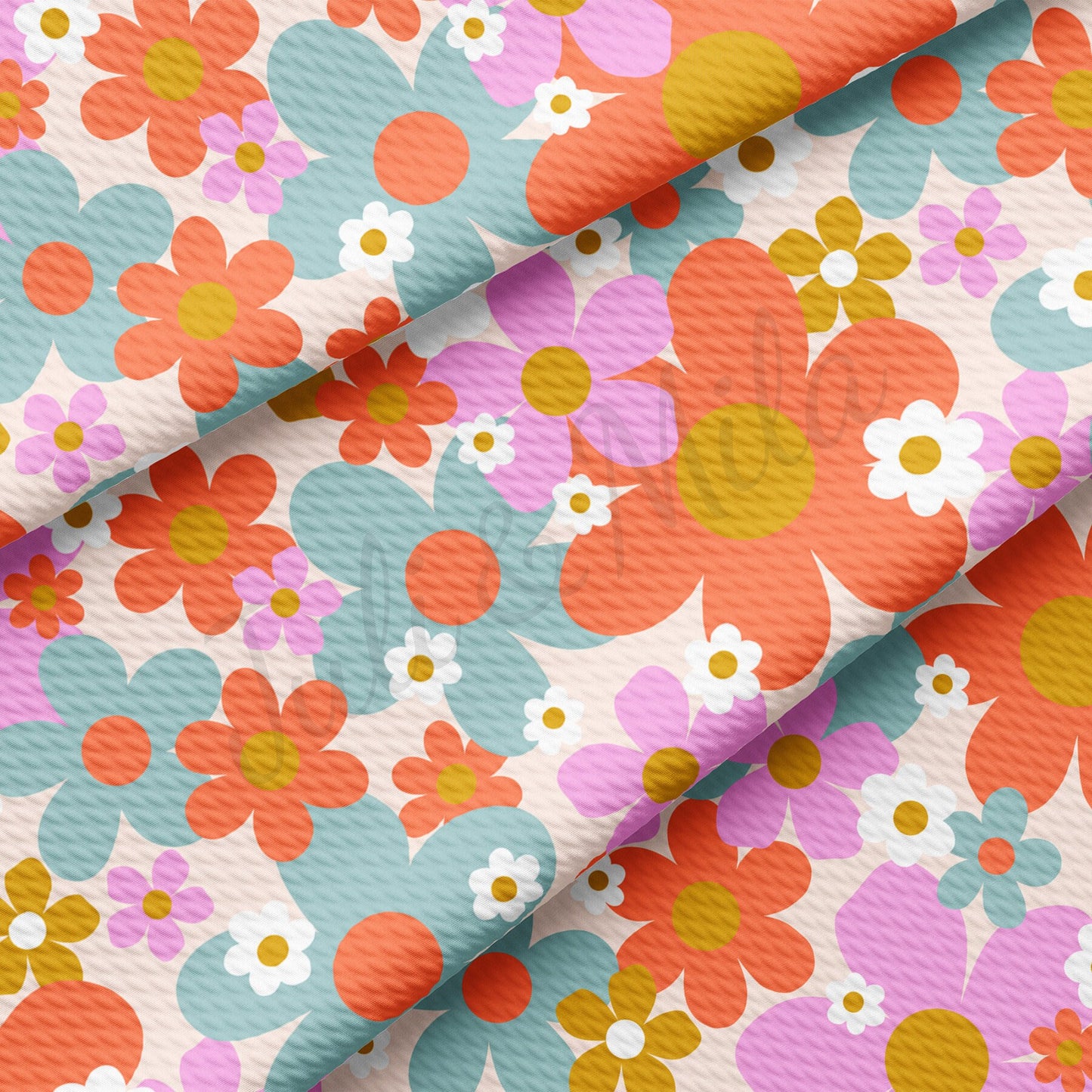 Floral  Bullet Textured Fabric  AA1538