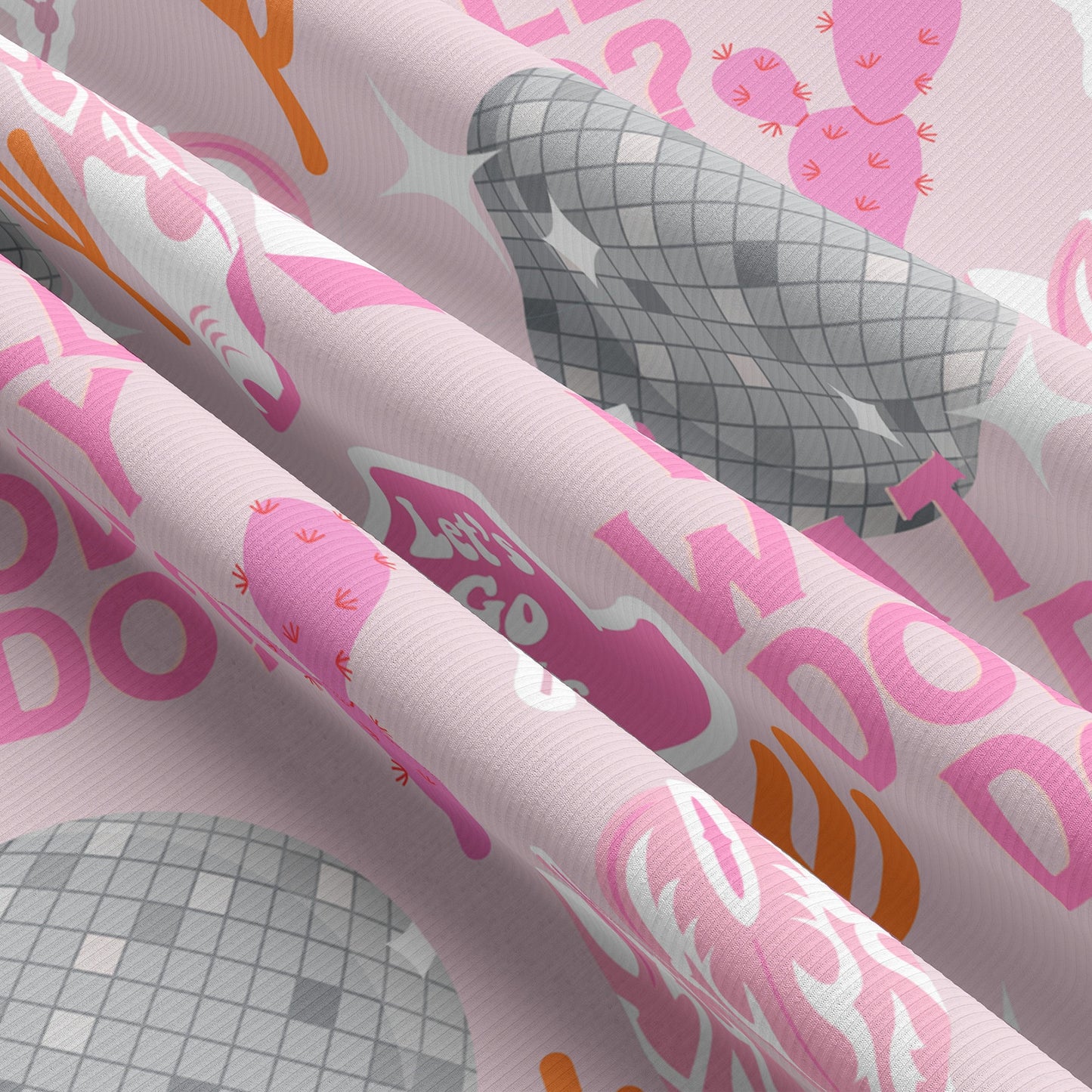 What would Dolly do Rib Knit Fabric RBK1594