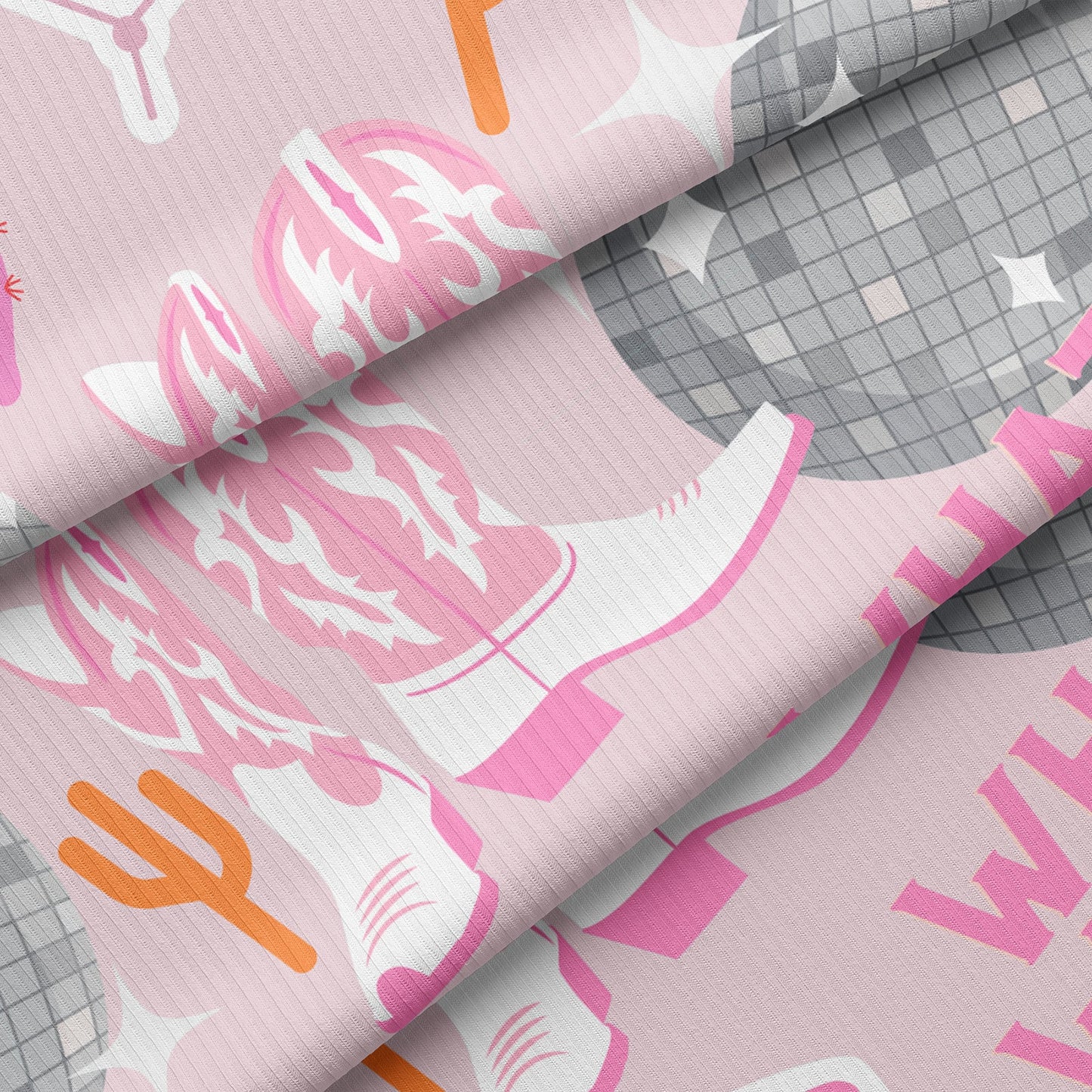 What would Dolly do Rib Knit Fabric RBK1594