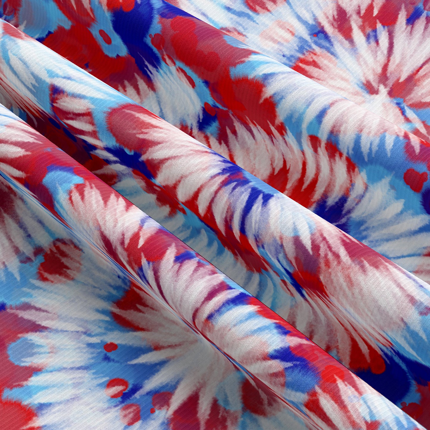 Rib Knit Fabric  RBK1612 4th of July Patriotic