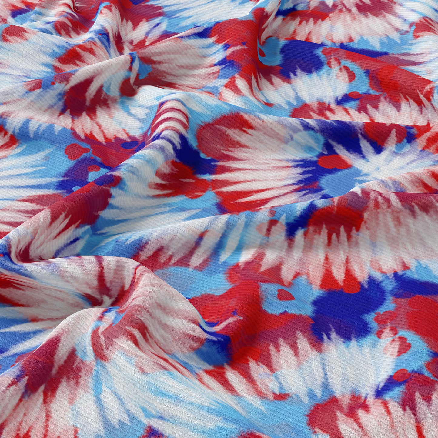 Rib Knit Fabric  RBK1612 4th of July Patriotic