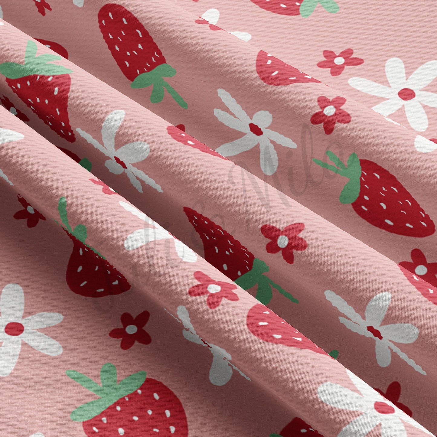 Strawberry Summer Bullet Textured Fabric  AA1663