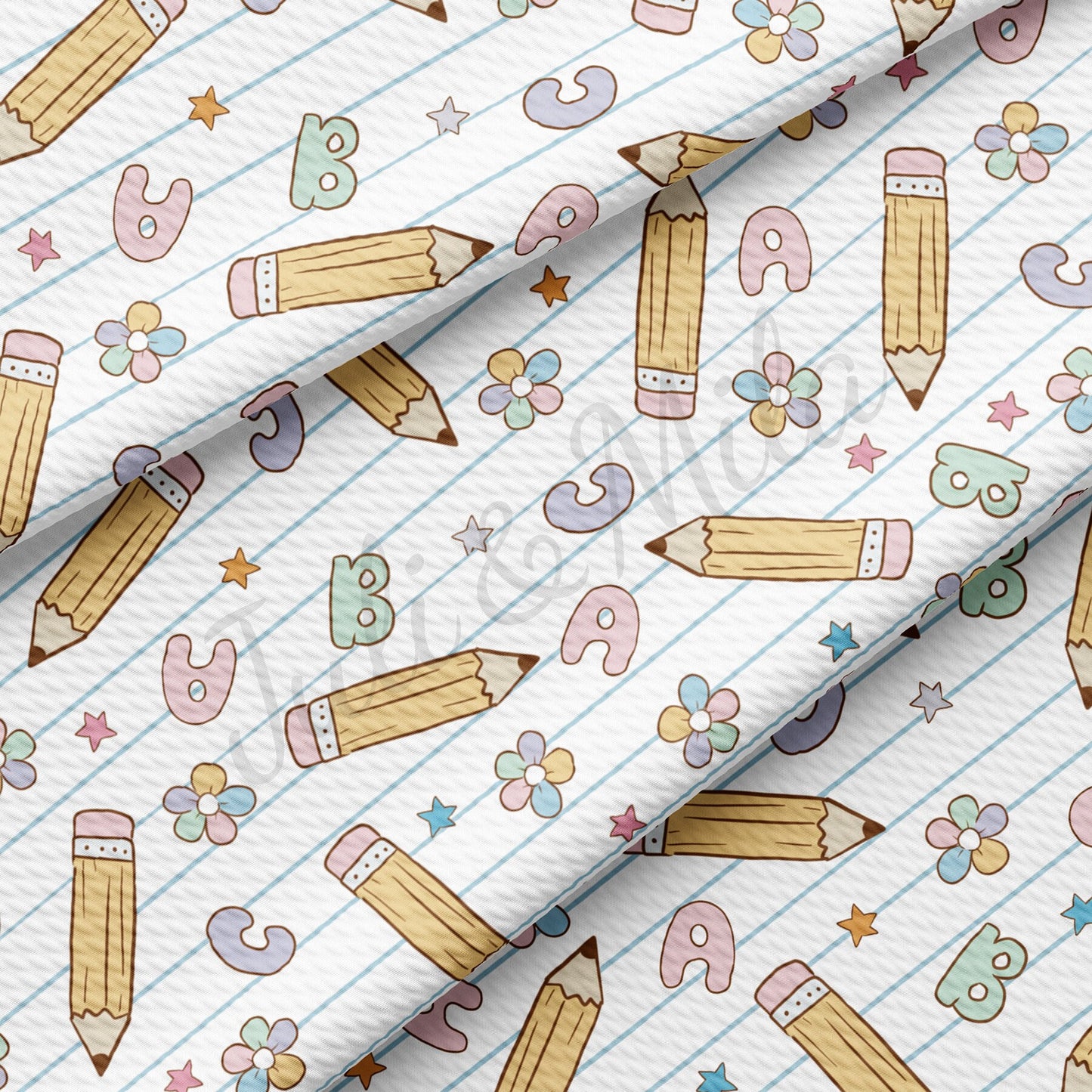 Back to School  Bullet Fabric  AA1666