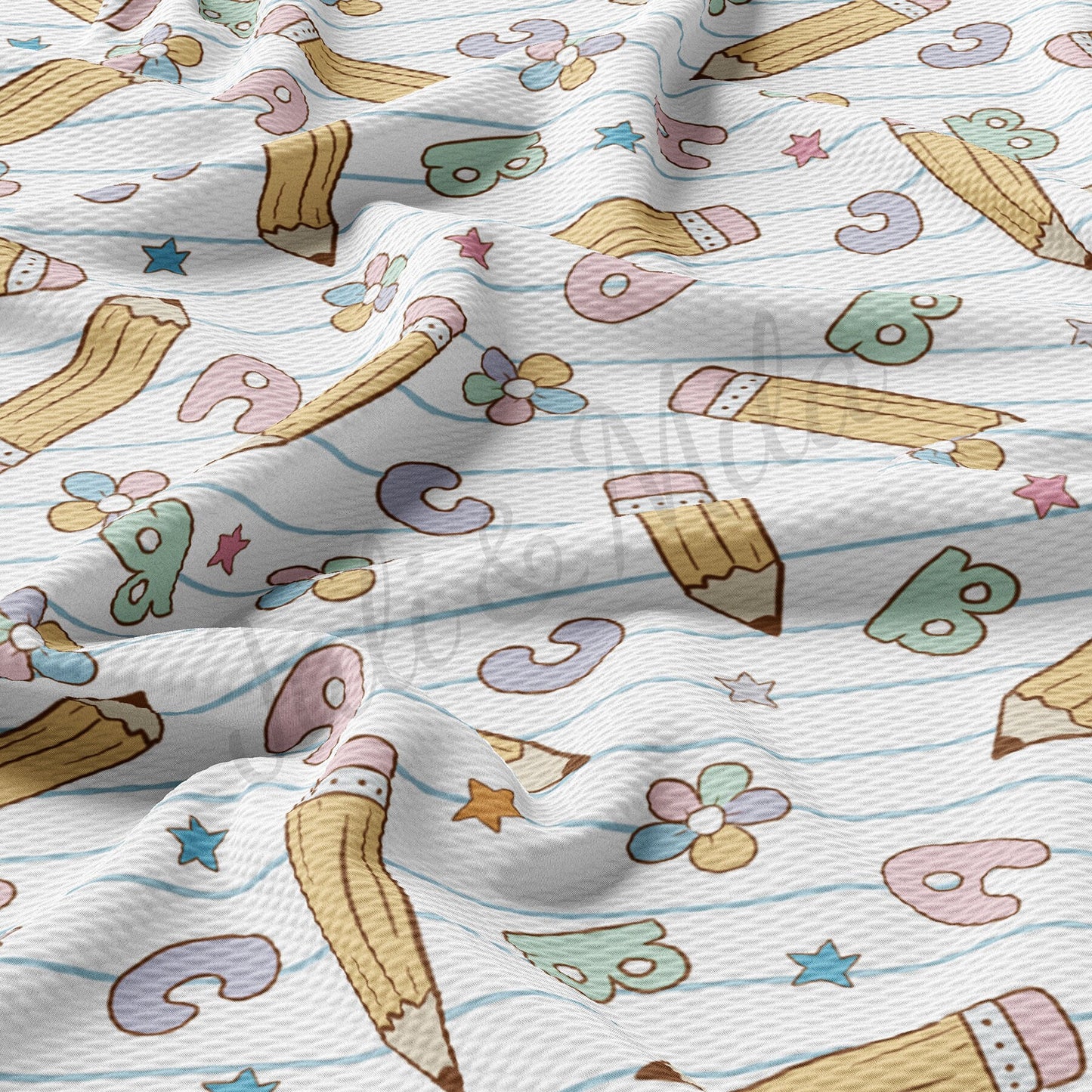 Back to School  Bullet Fabric  AA1666