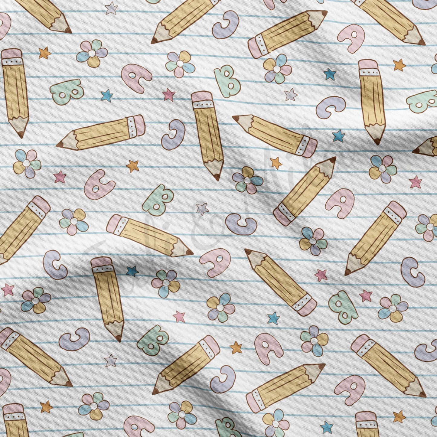 Back to School  Bullet Fabric  AA1666