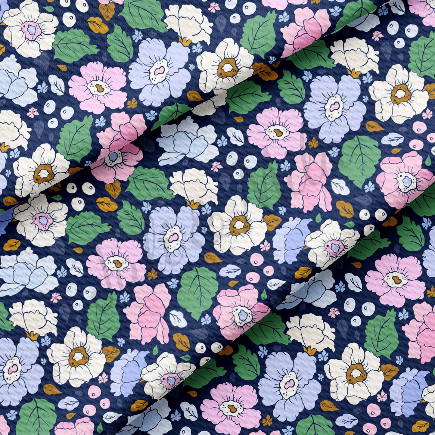 Floral  Bullet Textured Fabric  AA1688