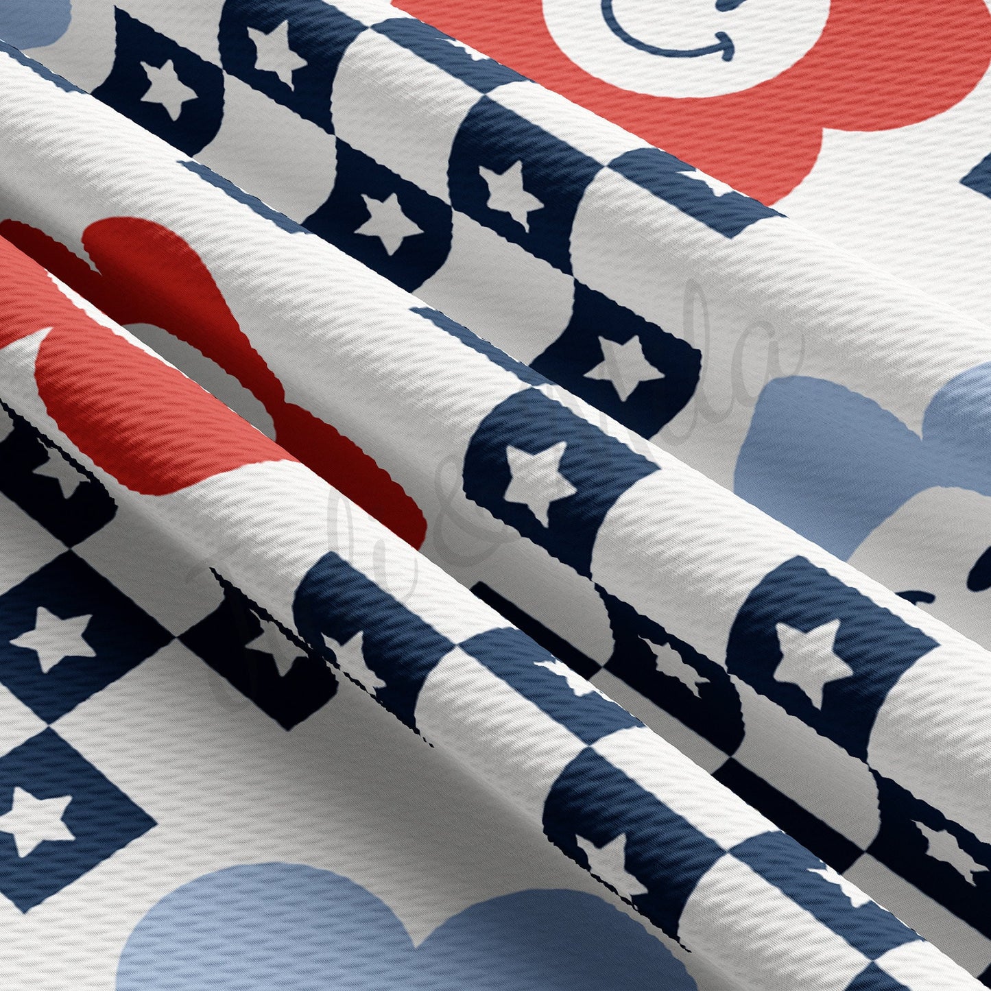 Patriotic 4th of July Bullet Textured Fabric by the yard  Fabric AA1704