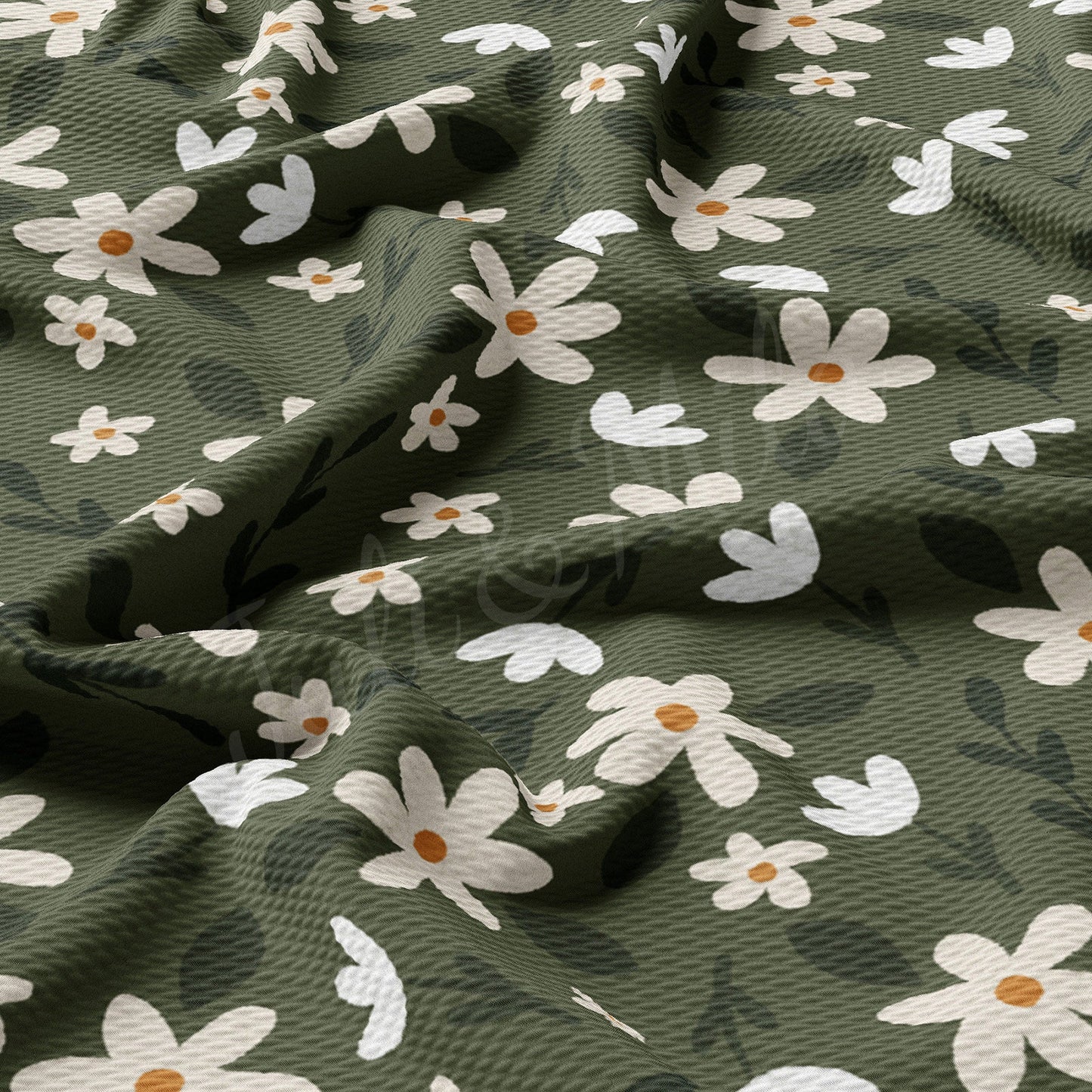 Floral  Bullet Textured Fabric AA1708