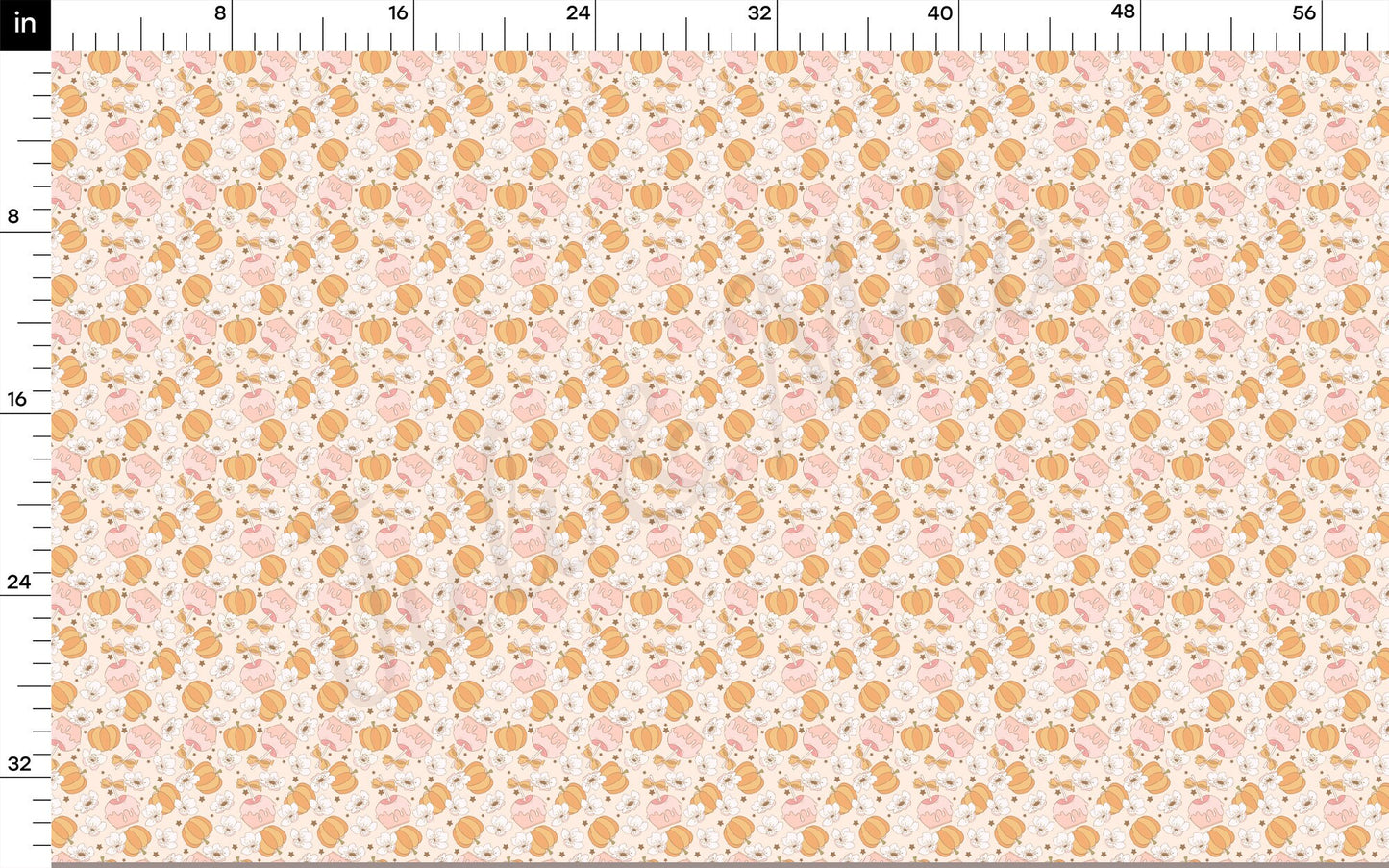 Fall Pumpkin Bullet Textured Fabric AA1713