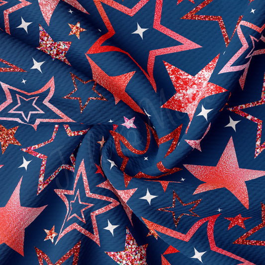 Patriotic 4th of July  Bullet Textured Fabric  AA1715