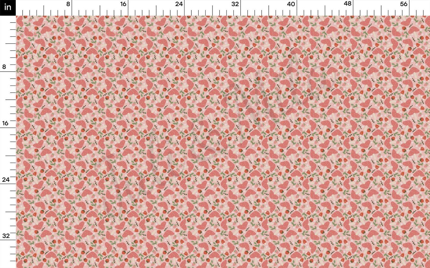 Strawberry Summer Bullet Textured Fabric AA1718