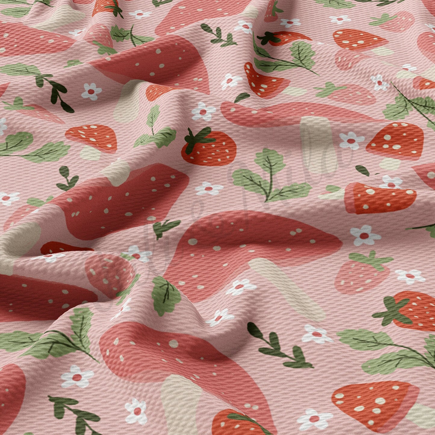 Strawberry Summer Bullet Textured Fabric AA1718