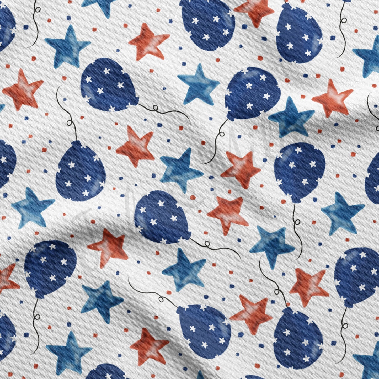 Patriotic 4th of July  Bullet Textured   Fabric AA1719