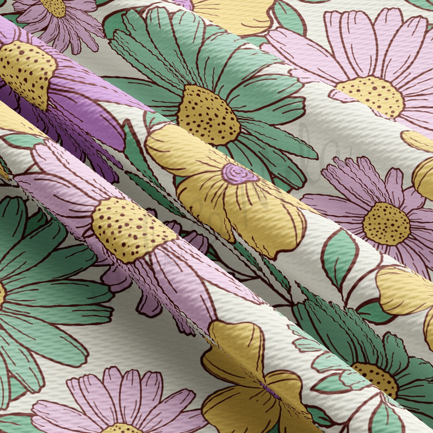 Floral  Bullet Textured Fabric  AA1721