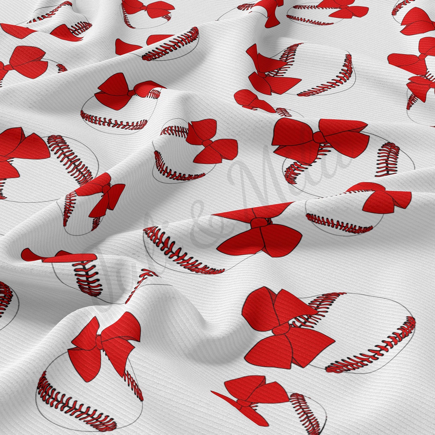 Baseball Rib Knit Fabric  RBK1483