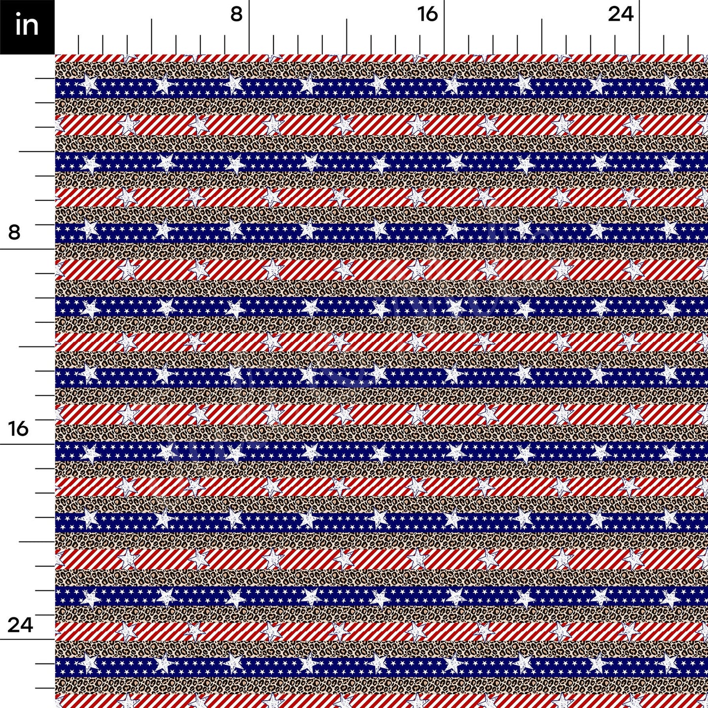 Rib Knit Fabric RBK1505 4th of July Patriotic