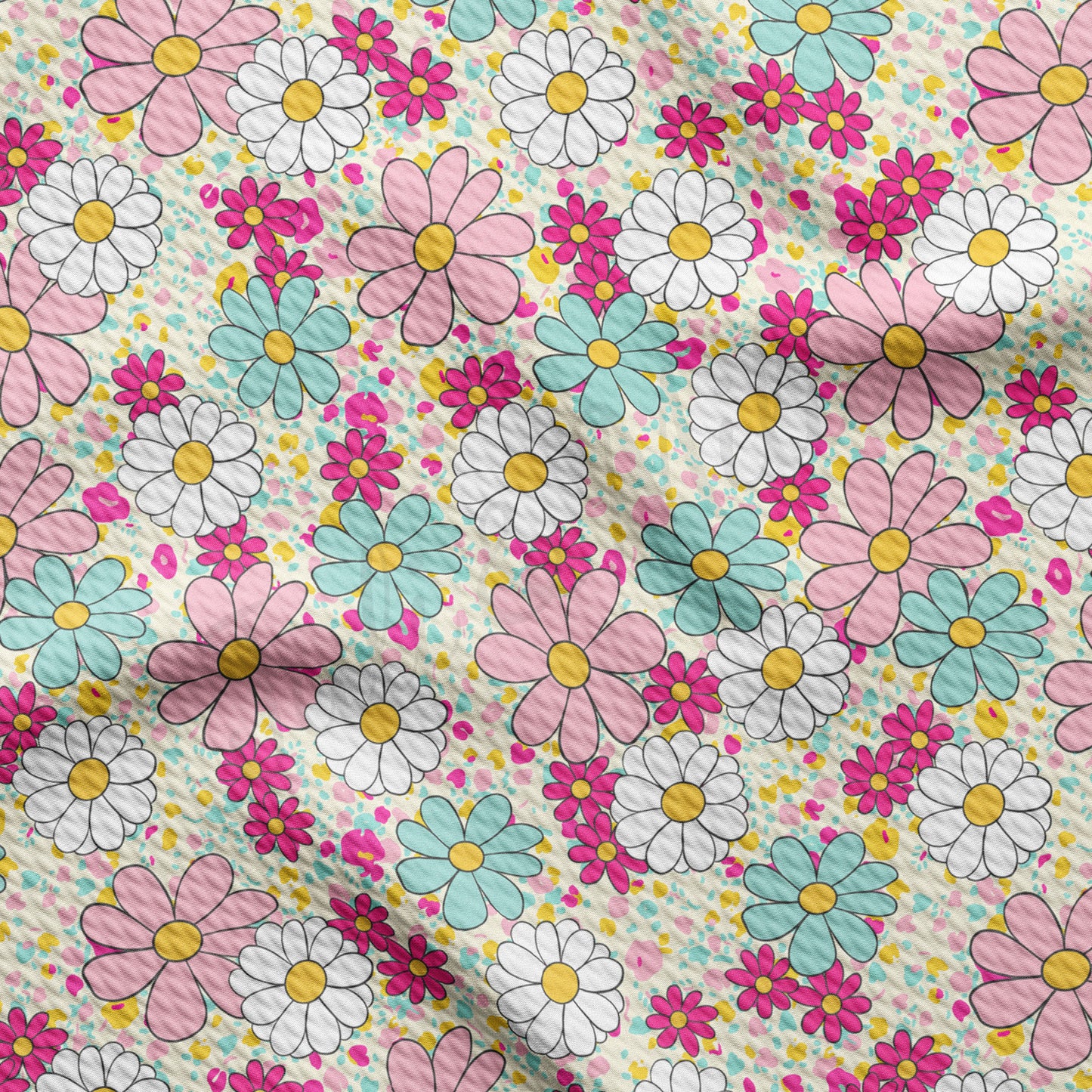 Floral  Bullet Textured Fabric by the yard AA1569