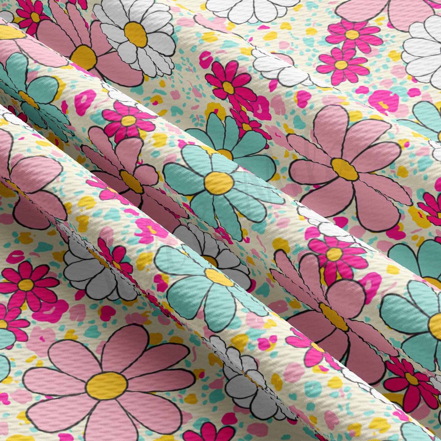 Floral  Bullet Textured Fabric by the yard AA1569