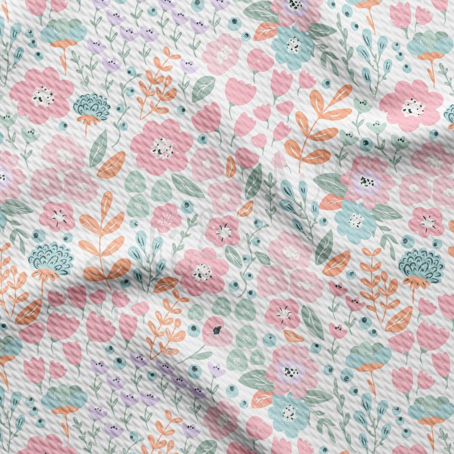 Floral  Bullet Textured Fabric by the yard AA1573