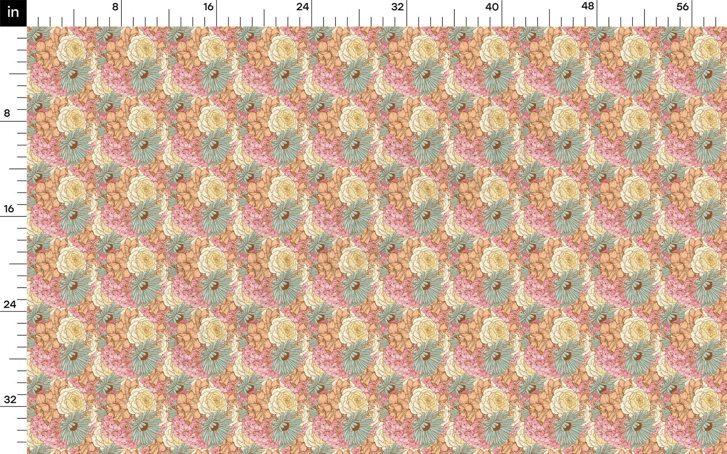 Floral  Bullet Textured Fabric by the yard AA1578