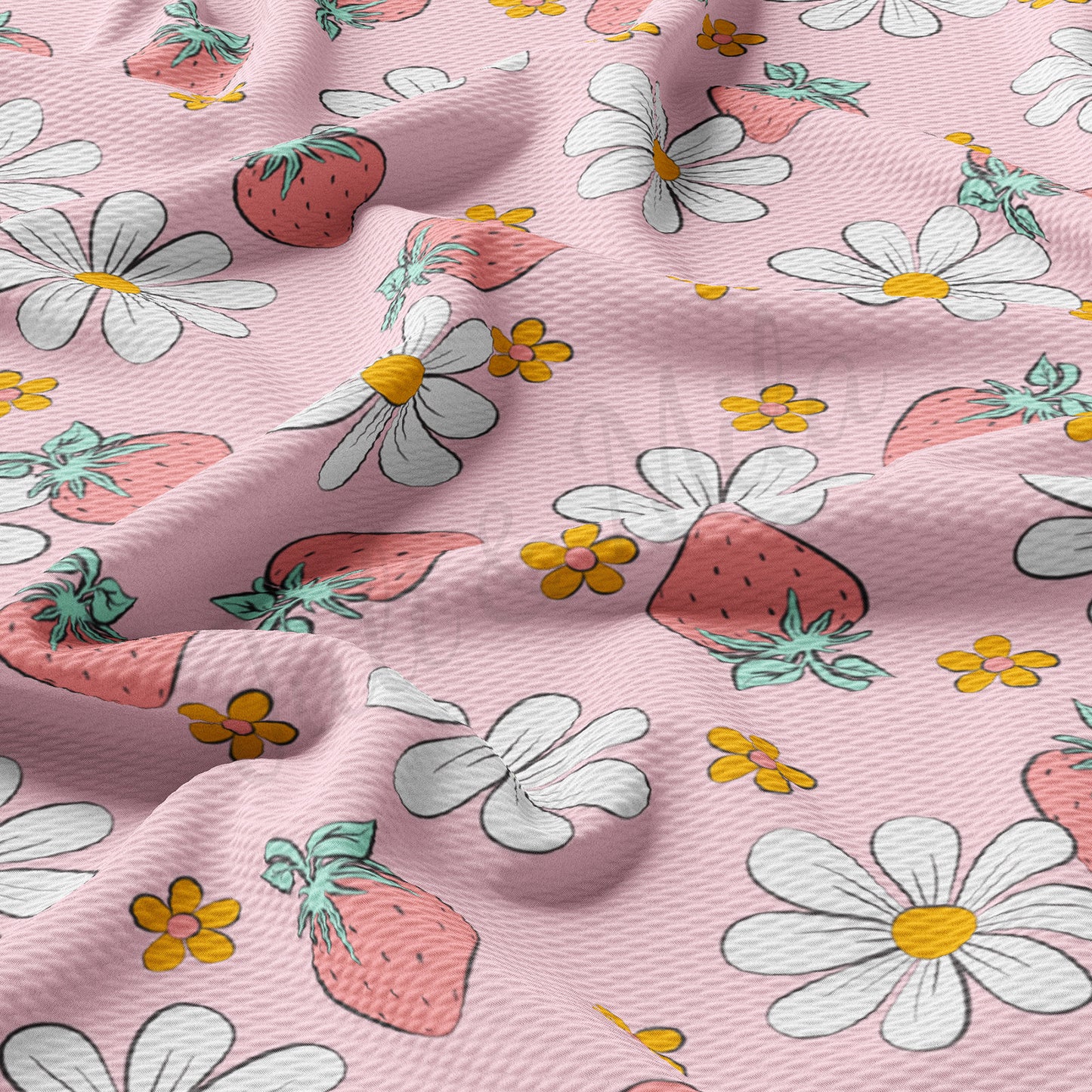 Strawberry Summer  Bullet Textured Fabric AA1583