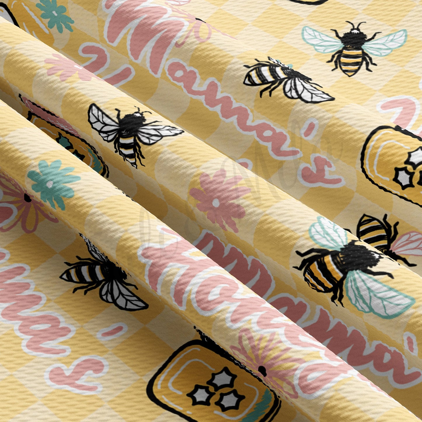 Mamas Honeybee Bullet Fabric  AA1601