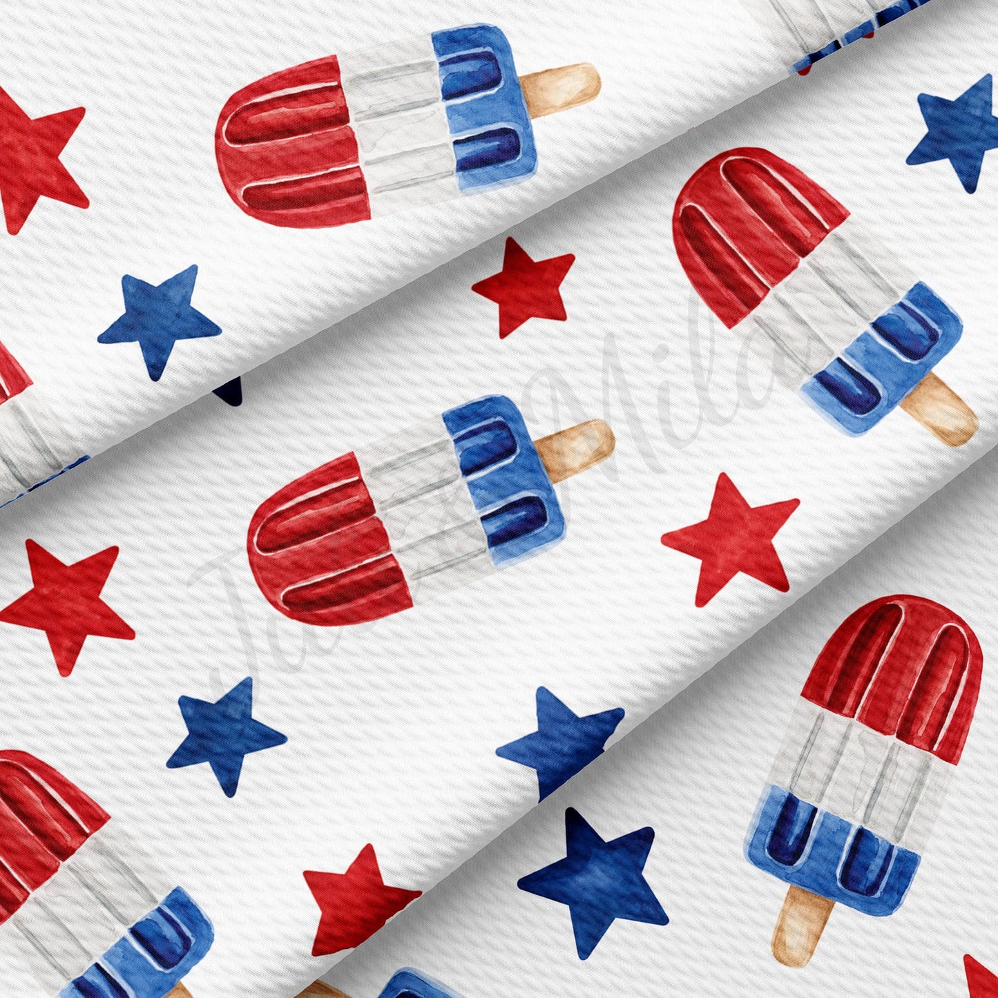 Patriotic 4th of July  Bullet Textured Fabric AA1611