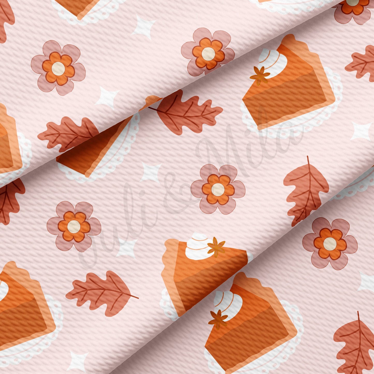 Fall Thanksgiving Pumpkin  Bullet Textured Fabric by the yard AA1619